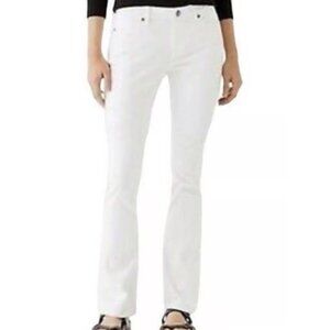 J. Jill Women’s Stretch Bootcut Jeans White Size 14 L